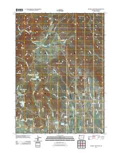Boswell Mountain 2011 topographic map thumbnail