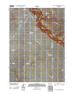 Beaver Charlie Breaks 2011 topographic map thumbnail