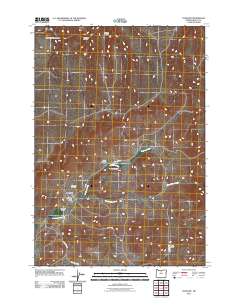 Antelope 2011 topographic map thumbnail
