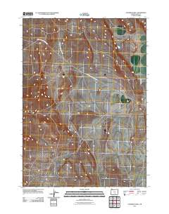 Goodrich Well 2011 topographic map thumbnail