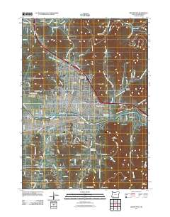 Grants Pass 2011 topographic map thumbnail