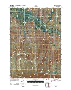 Keating 2011 topographic map thumbnail