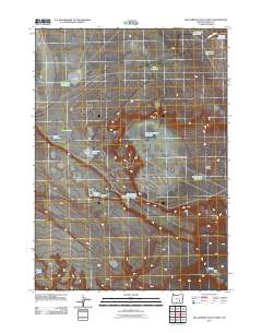 Keg Springs Valley West 2011 topographic map thumbnail