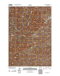 Hastings Peak 2011 topographic map thumbnail