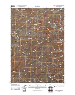 Horse Heaven Creek 2011 topographic map thumbnail
