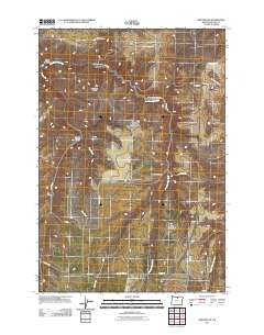 Gwendolen 2011 topographic map thumbnail