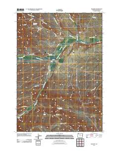 Ironside 2011 topographic map thumbnail