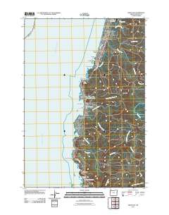 Depoe Bay 2011 topographic map thumbnail