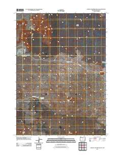 Jordan Craters South 2011 topographic map thumbnail