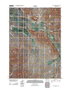 Jordan Valley 2011 topographic map thumbnail