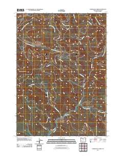 Harrington Creek 2011 topographic map thumbnail