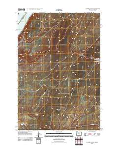 Juniper Canyon 2011 topographic map thumbnail