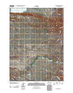 Juniper Ridge 2011 topographic map thumbnail