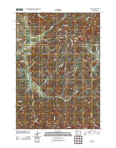 Lorane 2011 topographic map thumbnail