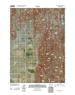Mahon Creek 2011 topographic map thumbnail