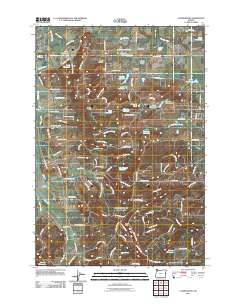 Laurelwood 2011 topographic map thumbnail