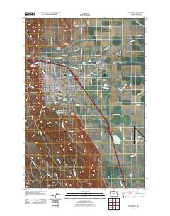 La Grande 2011 topographic map thumbnail
