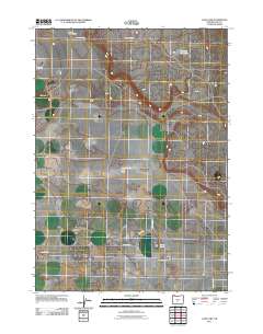 Lane Lake 2011 topographic map thumbnail