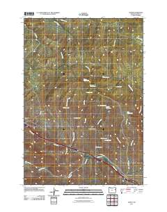 Oxman 2011 topographic map thumbnail