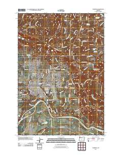 Newberg 2011 topographic map thumbnail