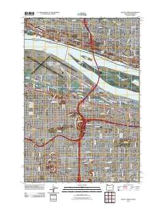 Mount Tabor 2011 topographic map thumbnail