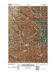 Peterson Ridge 2011 topographic map thumbnail