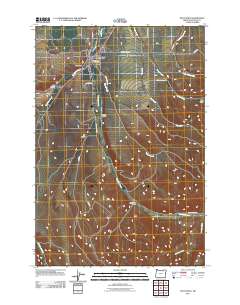 Pilot Rock 2011 topographic map thumbnail