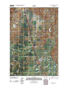 North Powder 2011 topographic map thumbnail