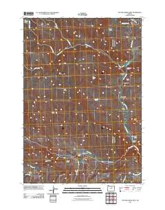 Picture Gorge West 2011 topographic map thumbnail