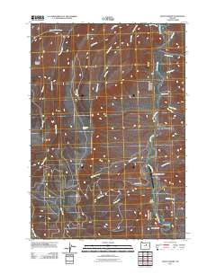 Mount Misery 2011 topographic map thumbnail