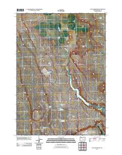 Moon Reservoir 2011 topographic map thumbnail