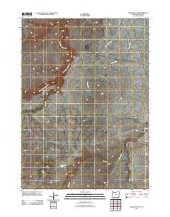 Oregon Butte 2011 topographic map thumbnail