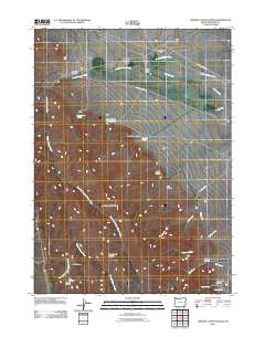 Oregon Canyon Ranch 2011 topographic map thumbnail