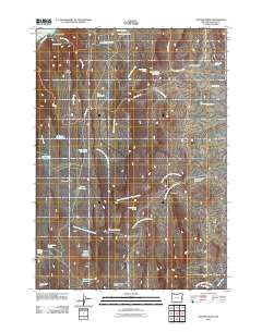 Owyhee Ridge 2011 topographic map thumbnail