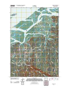 Knappa 2011 topographic map thumbnail