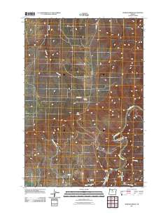 Sherars Bridge 2011 topographic map thumbnail