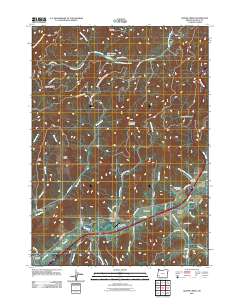Quines Creek 2011 topographic map thumbnail