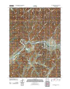 Oak Creek Valley 2011 topographic map thumbnail