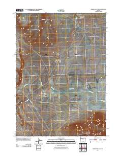 Rabbit Hills NW 2011 topographic map thumbnail
