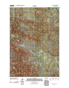 Virtue Flat 2011 topographic map preview