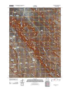 Twin Buttes 2011 topographic map thumbnail