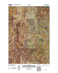Utts Butte 2011 topographic map thumbnail