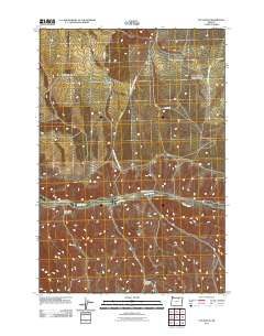 Vey Ranch 2011 topographic map thumbnail