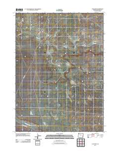 The Basin 2011 topographic map thumbnail