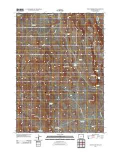 Three Fingers Rock 2011 topographic map thumbnail