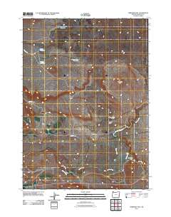 Threemile Hill 2011 topographic map thumbnail