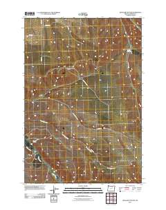 Swaggart Buttes 2011 topographic map thumbnail