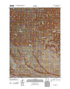 West Butte 2011 topographic map thumbnail