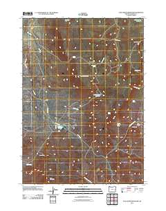 Star Creek Reservoir 2011 topographic map thumbnail
