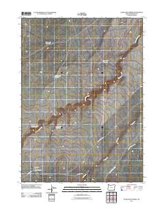 Starvation Spring 2011 topographic map thumbnail